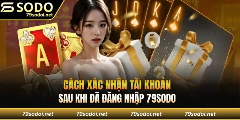Cách xác nhận tài khoản sau khi đã đăng nhập vào nền tảng