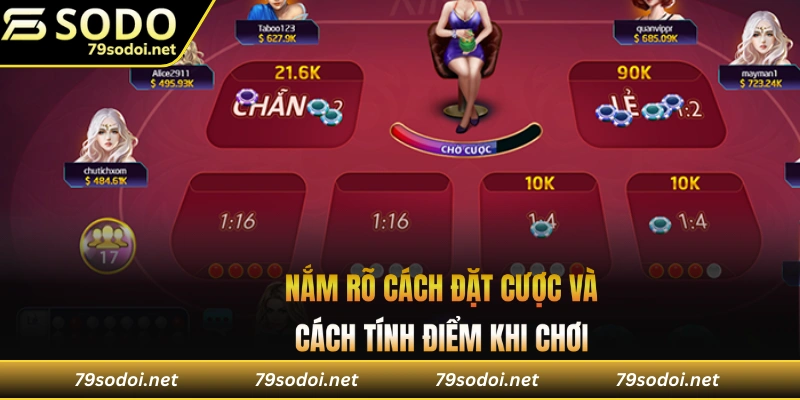 Khi chơi xóc đĩa online cần nắm rõ cách đặt cược và tính điểm
