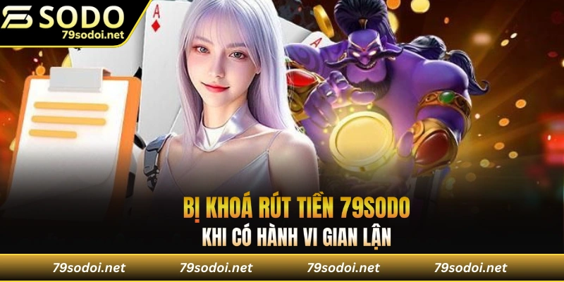 Khóa rút tiền 79SODO do gian lận cá cược